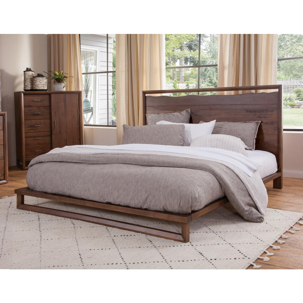 Buy farmhouse furniture Lofton King Mediterranean Farmhouse Platform Bed - Modern Cottage Farmhouse Furniture