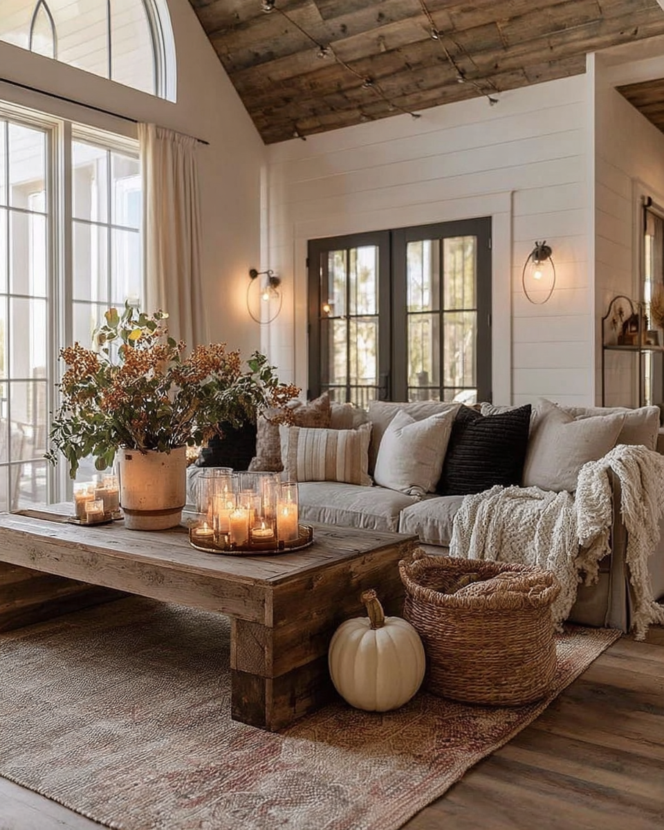 Modern Farmhouse Living Room: How to Design and Furnish the Perfect Space Farmhouse Furniture - the farmhouse
