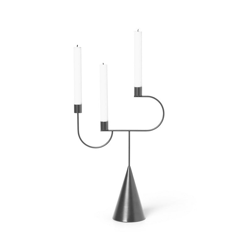 Buy farmhouse furniture Meraki | Minimalist Modern Mediterranean Contemporary Candlestick Holder - Modern Cottage Farmhouse Furniture