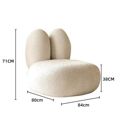 Buy farmhouse furniture La Vista Curved Mediterranean Coast Lamb Sofa - Modern Cottage Farmhouse Furniture