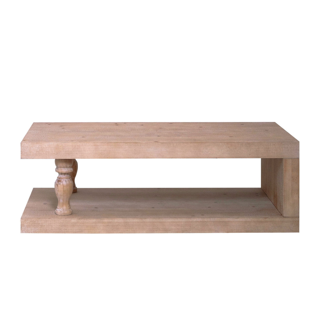 Buy farmhouse furniture Lily | Rustic Wood Farmhouse Coffee Table - Modern Cottage Farmhouse Furniture