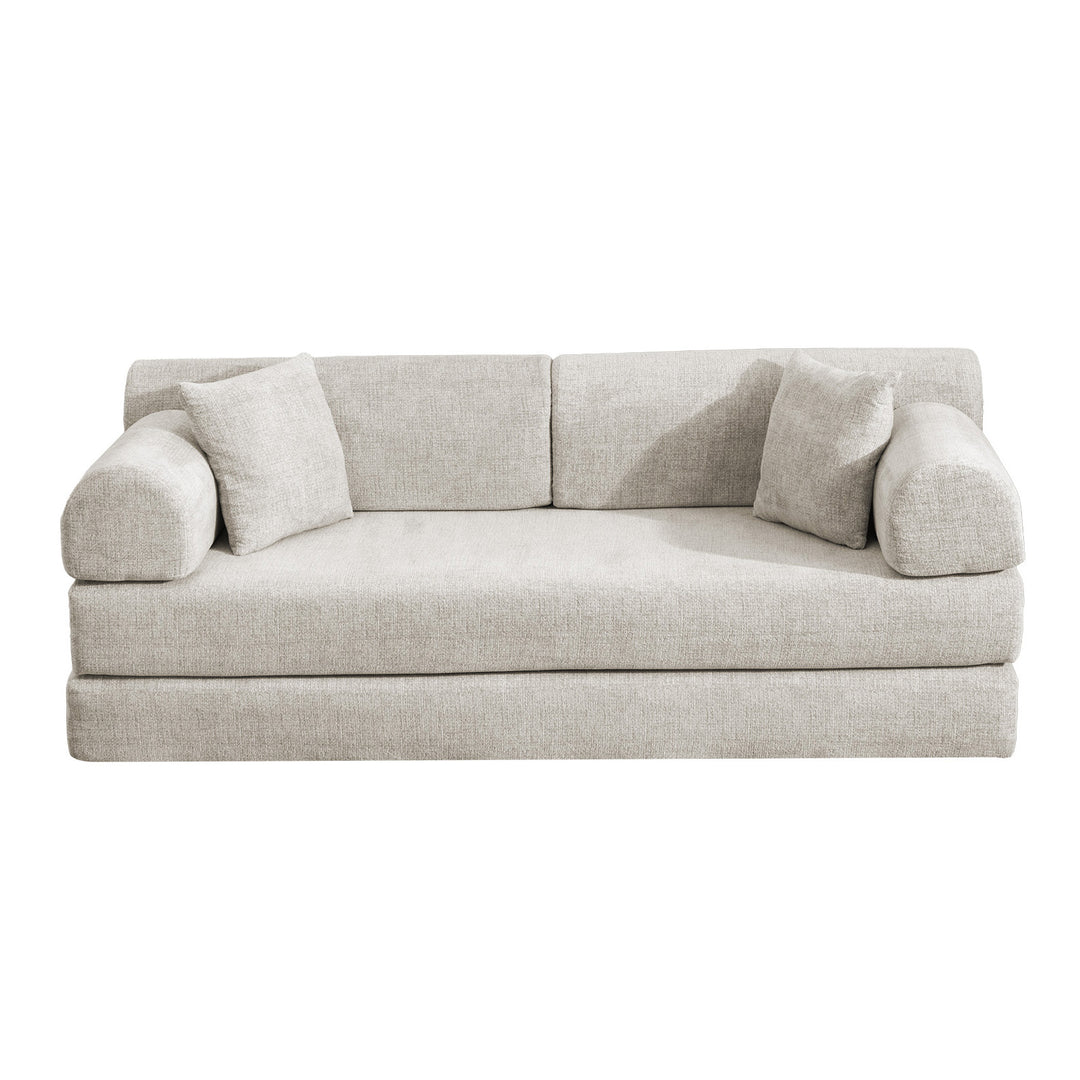 Buy farmhouse furniture Camel • Convertible Boucle Modern Cottage Farmhouse Style Sleeper Sofa Bed - Modern Cottage Farmhouse Furniture
