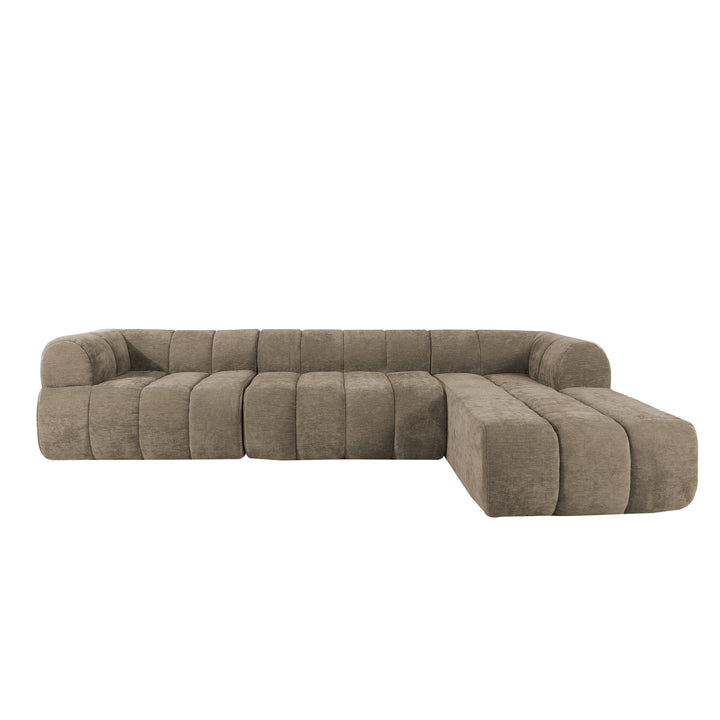 Buy farmhouse furniture Parefeuille • Beige Large Modern Cottage Farmhouse Style Sofa Sectional Couch - Modern Cottage Farmhouse Furniture