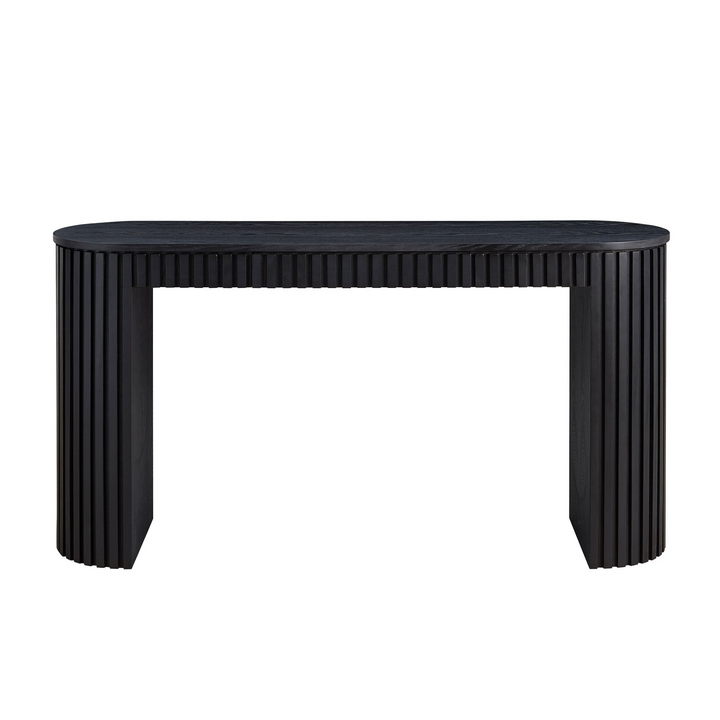 Buy farmhouse furniture The Luna Mare Black Textured Spanish Mediterranean Modern Foyer Console Table - Modern Cottage Farmhouse Furniture