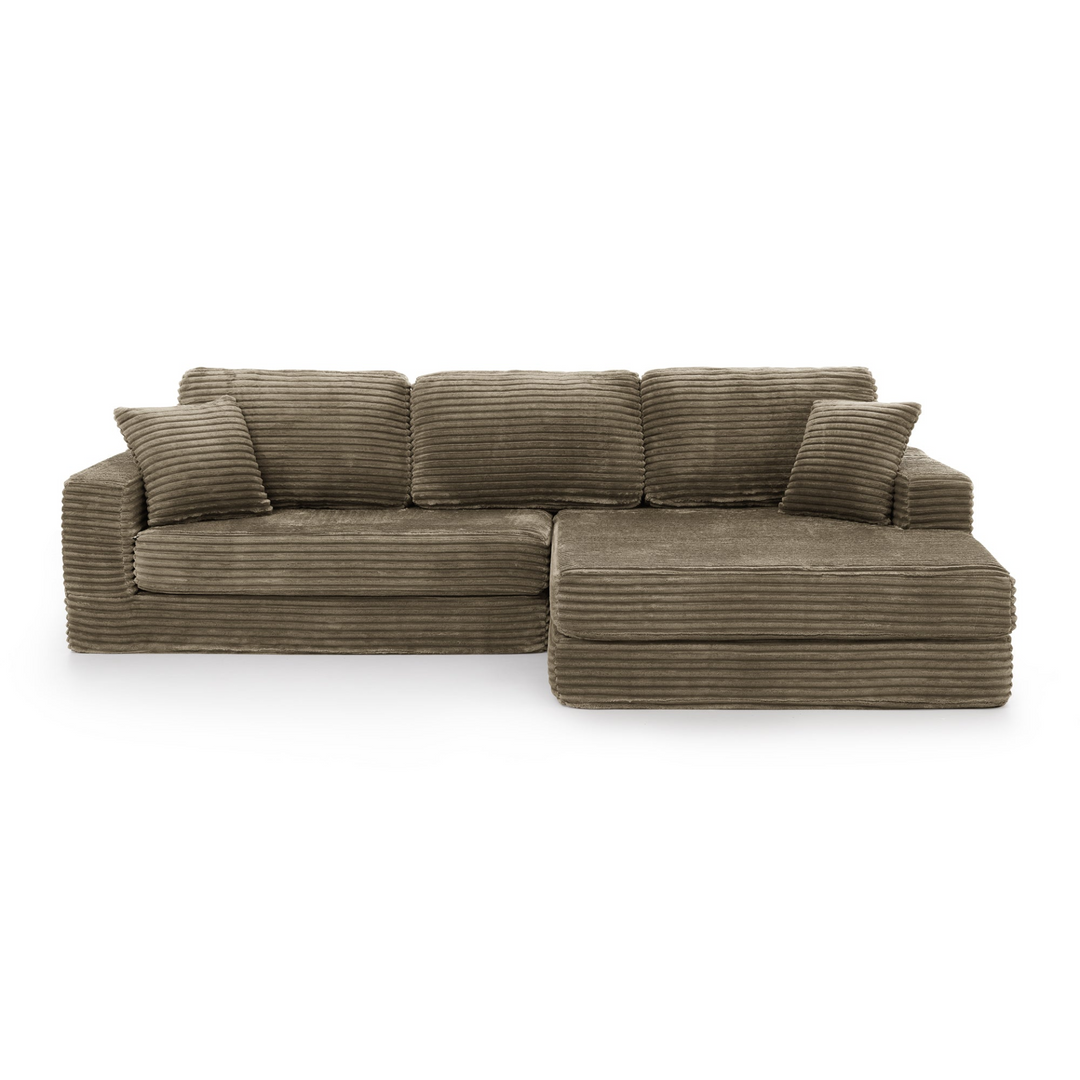 Buy farmhouse furniture Lily | Modern Brown Modular Cottage Farmhouse Sofa Bed, Airbnb Sofa - Modern Cottage Farmhouse Furniture
