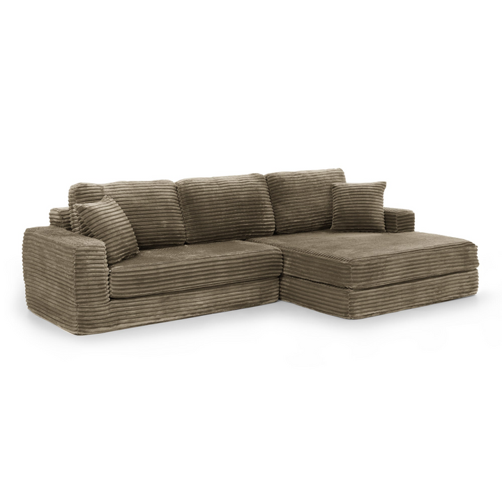 Buy farmhouse furniture Lily | Modern Brown Modular Cottage Farmhouse Sofa Bed, Airbnb Sofa - Modern Cottage Farmhouse Furniture