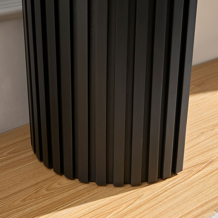 Buy farmhouse furniture The Luna Mare Black Textured Spanish Mediterranean Modern Foyer Console Table - Modern Cottage Farmhouse Furniture