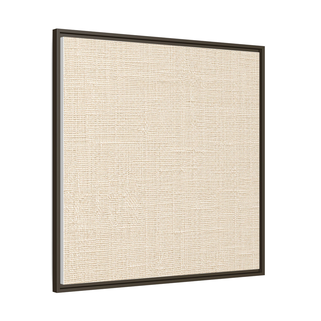 Woven Art Sage &amp; Cream Framed Canvas Wall Art