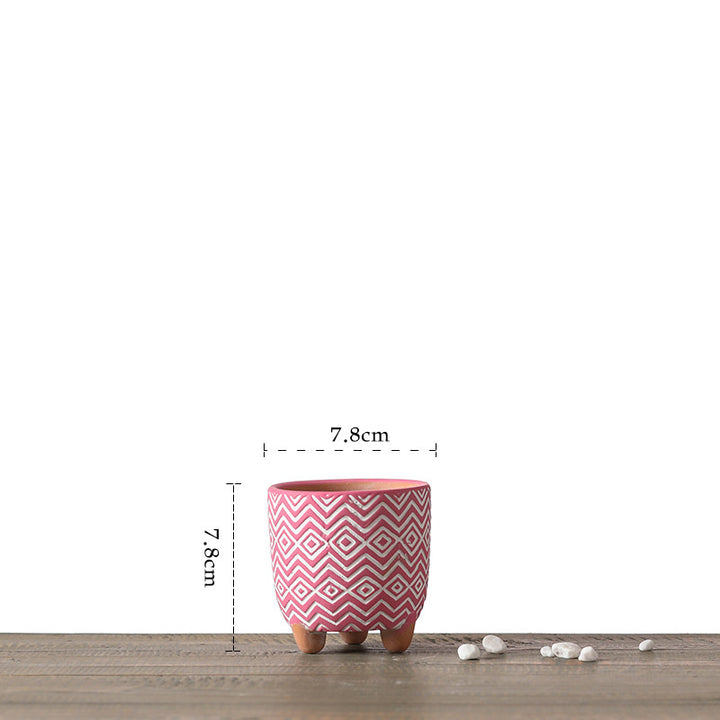 Buy farmhouse furniture Tuscan Terracotta Three-Legged Flower Pot – Spanish Home Decor - Modern Cottage Farmhouse Furniture