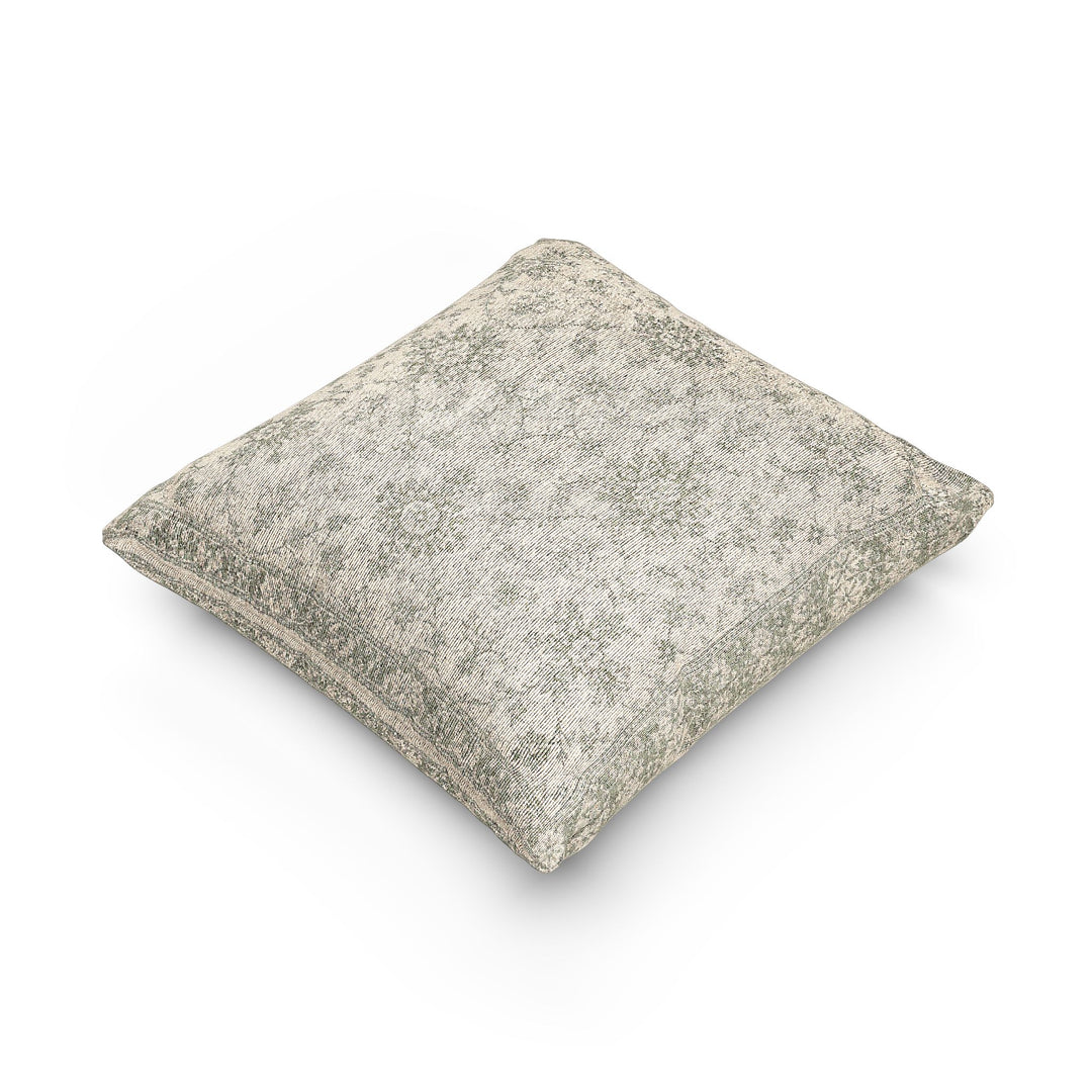 Sage Green &amp; Cream Woven Pillow By Artisan Blooms