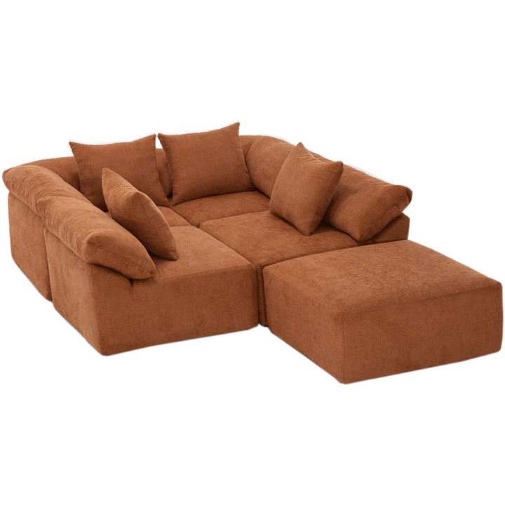Buy farmhouse furniture The Harvest House | Modern Farmhouse Crimson L Shaped Modular Sectional Sofa - Modern Cottage Farmhouse Furniture