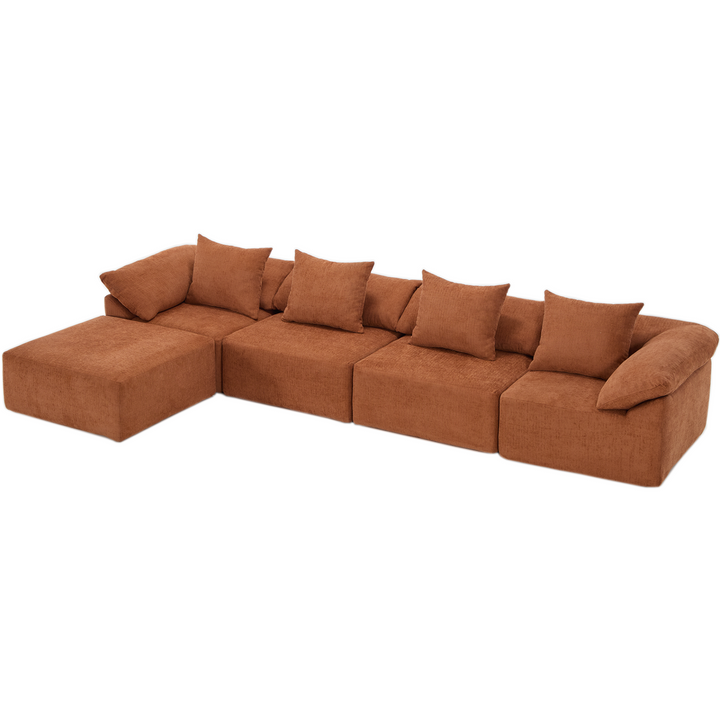 Buy farmhouse furniture The Harvest House | Modern Farmhouse Crimson L Shaped Modular Sectional Sofa - Modern Cottage Farmhouse Furniture