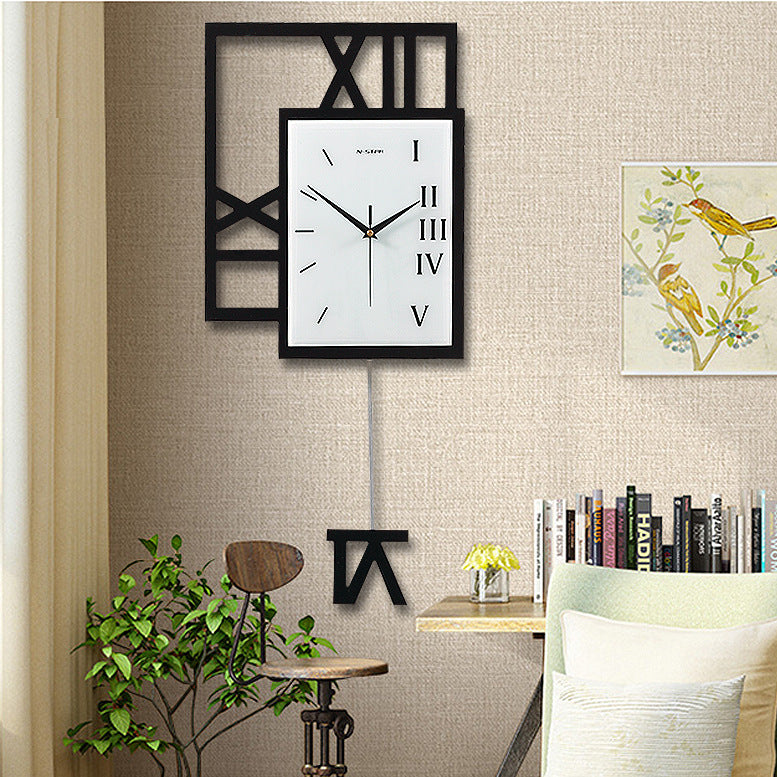 Buy farmhouse furniture Toscana | Italian Modern Swinging Wall Clock - Modern Cottage Farmhouse Furniture