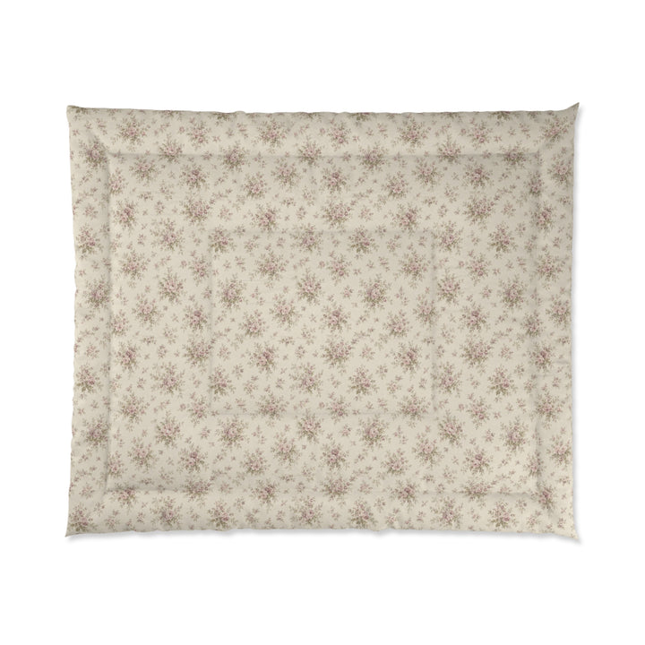 Vintage Rosewood Floral Comforter — By. Artisan Blooms