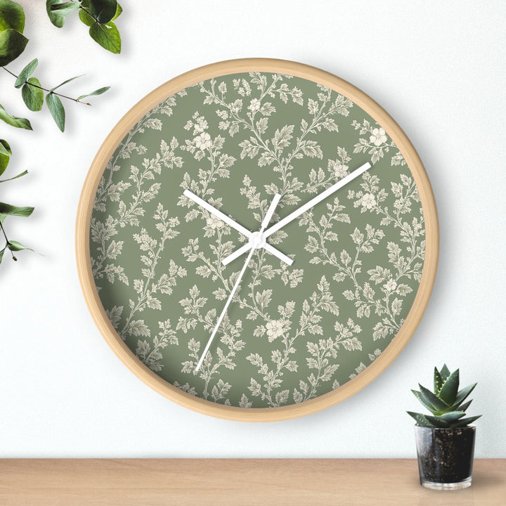 Buy farmhouse furniture Sage &amp; Cream Wall Clock — By. Artisan Blooms - Modern Cottage Farmhouse Furniture