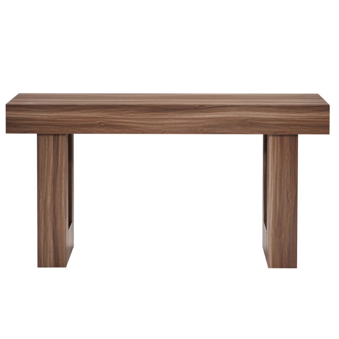Buy farmhouse furniture Brown Farmhouse Foyer Wooden Table - Modern Cottage Farmhouse Furniture