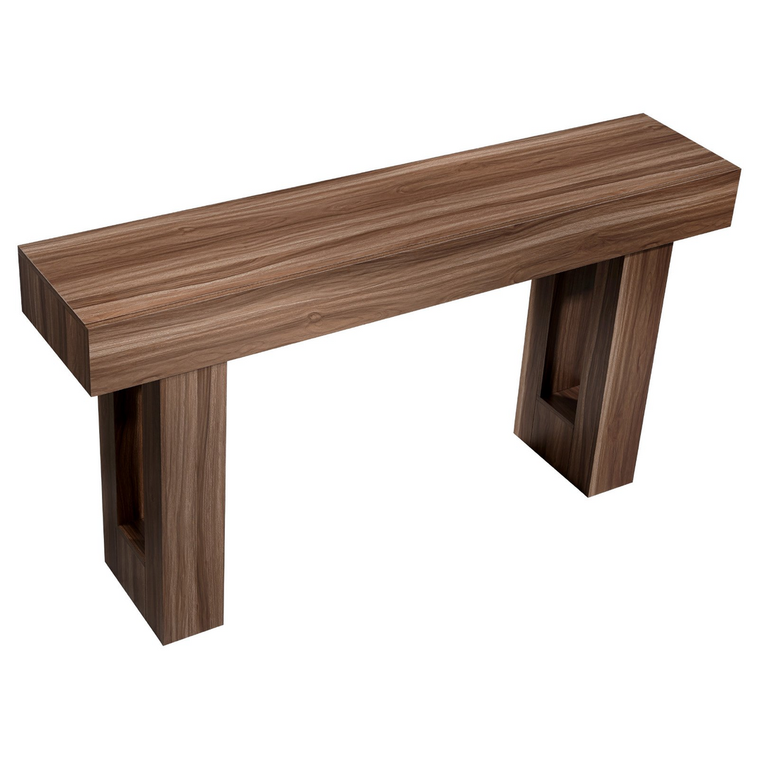 Buy farmhouse furniture Brown Farmhouse Foyer Wooden Table - Modern Cottage Farmhouse Furniture