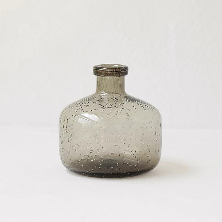 Buy farmhouse furniture Vasì | Brown Teal Mediterranean Modern Glass Vase Home - Modern Cottage Farmhouse Furniture