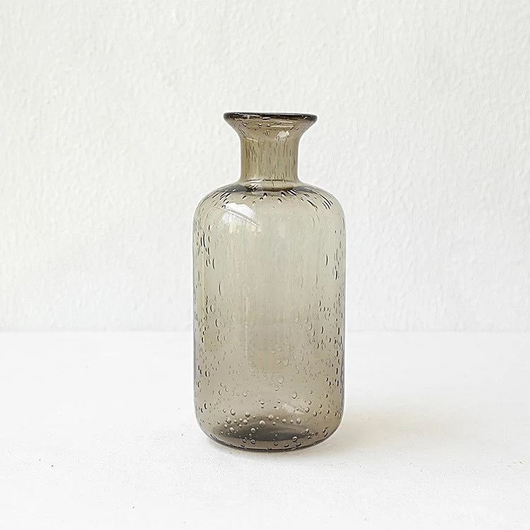 Buy farmhouse furniture Vasì | Brown Teal Mediterranean Modern Glass Vase Home - Modern Cottage Farmhouse Furniture