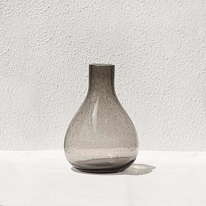 Buy farmhouse furniture Vasì | Brown Teal Mediterranean Modern Glass Vase Home - Modern Cottage Farmhouse Furniture