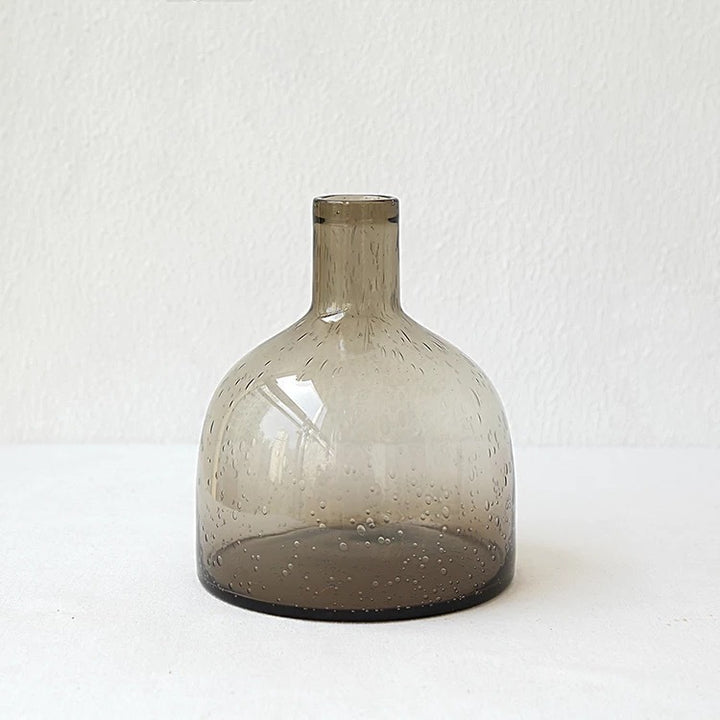 Buy farmhouse furniture Vasì | Brown Teal Mediterranean Modern Glass Vase Home - Modern Cottage Farmhouse Furniture