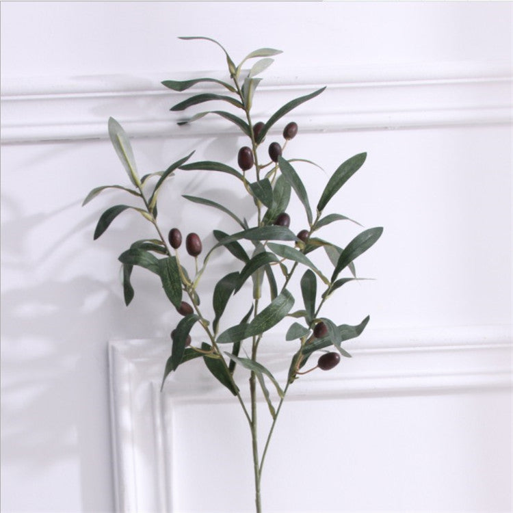 Buy farmhouse furniture Tuscan Mediterranean Faux Olive Green Branch - Modern Cottage Farmhouse Furniture