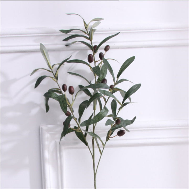 Buy farmhouse furniture Tuscan Mediterranean Faux Olive Green Branch - Modern Cottage Farmhouse Furniture