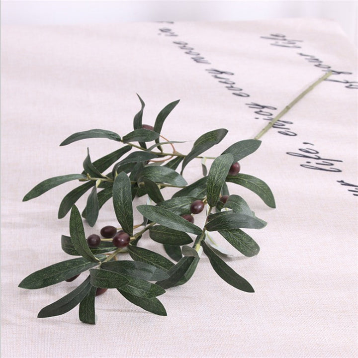 Buy farmhouse furniture Tuscan Mediterranean Faux Olive Green Branch - Modern Cottage Farmhouse Furniture