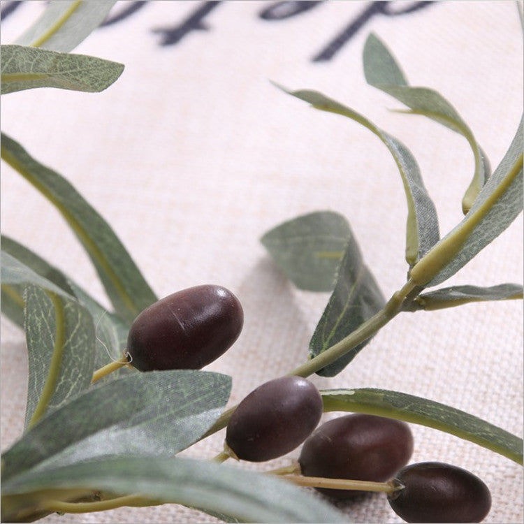 Buy farmhouse furniture Tuscan Mediterranean Faux Olive Green Branch - Modern Cottage Farmhouse Furniture