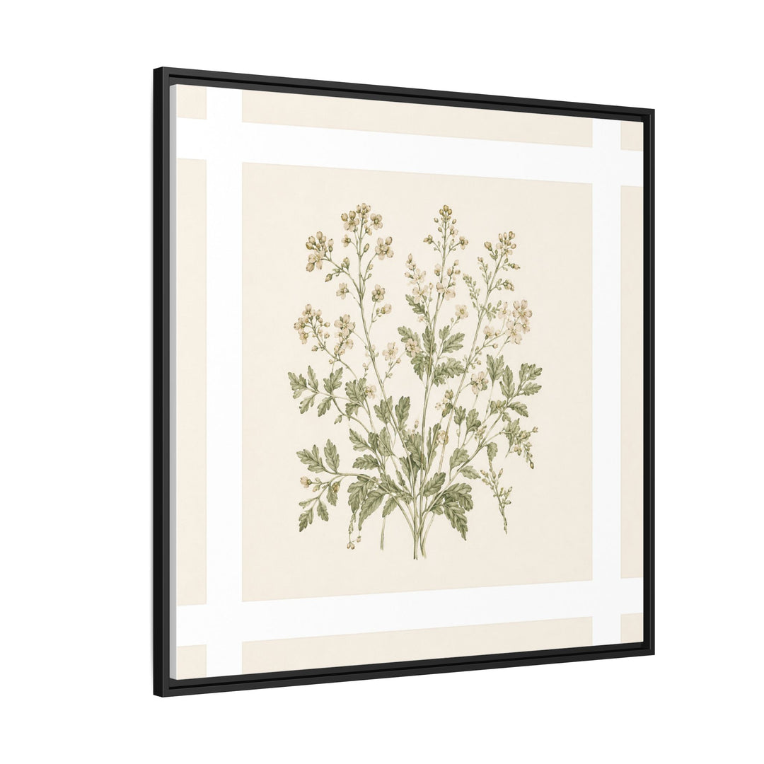 Sage &amp; Cream Framed Canvas Wall Art
