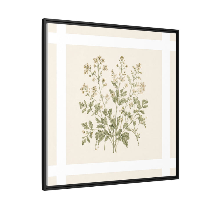 Sage &amp; Cream Framed Canvas Wall Art
