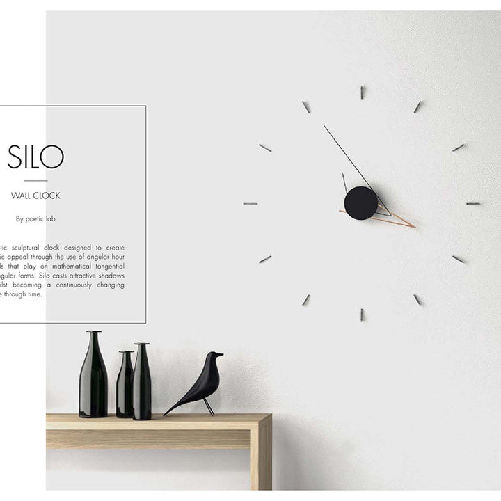 Buy farmhouse furniture Marbella | Modern Farmhouse Minimalist Metal Clock Wall - Modern Cottage Farmhouse Furniture