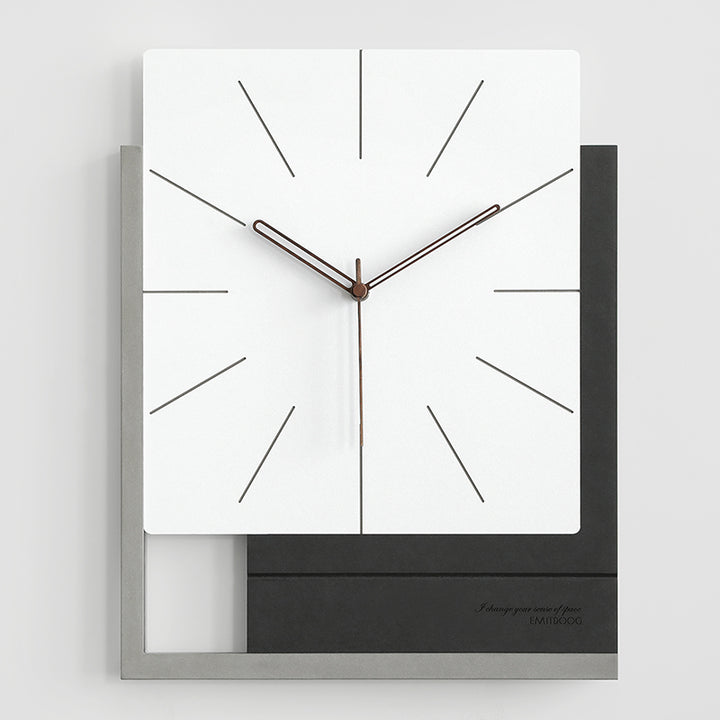 Buy farmhouse furniture Verona | Modern Luxury Wooden Square Wall Clock - Modern Cottage Farmhouse Furniture