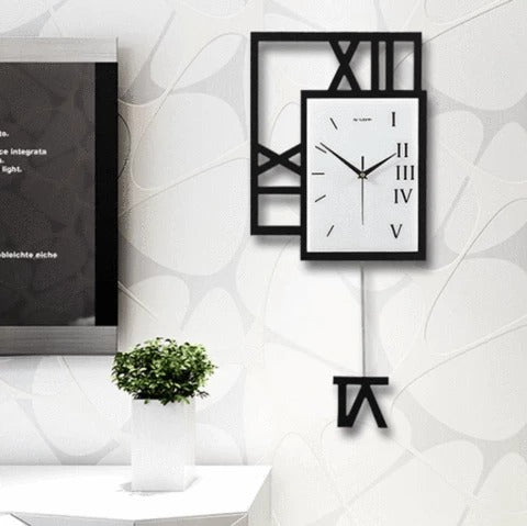 Buy farmhouse furniture Toscana | Italian Modern Swinging Wall Clock - Modern Cottage Farmhouse Furniture