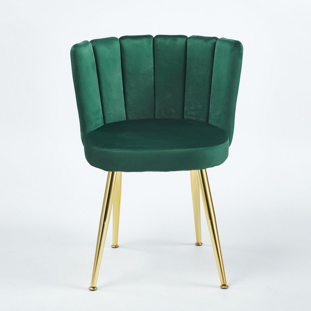 Buy farmhouse furniture Contemporary Emerald Dining Set | Metal Legs, 3-Piece - Modern Cottage Farmhouse Furniture