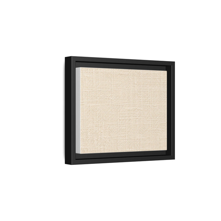 Woven Art Sage &amp; Cream Framed Canvas Wall Art