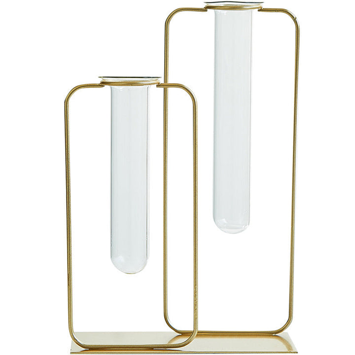 Buy farmhouse furniture Hydroponic Test Tube Vase Light Luxury Flower Container - Modern Cottage Farmhouse Furniture