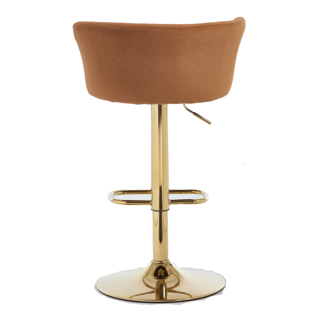 Buy farmhouse furniture Villa Aurelia Mediterranean Leather Brown Bar Stools - Modern Cottage Farmhouse Furniture