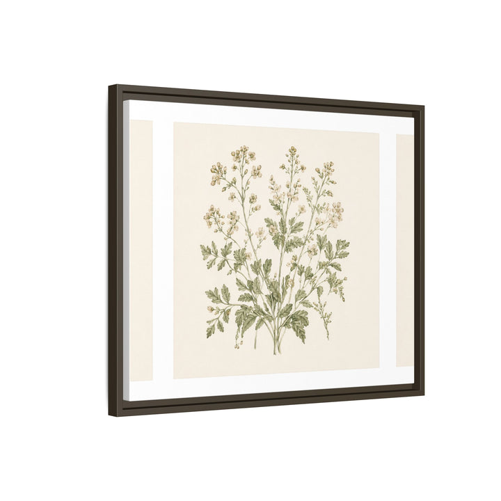 Sage &amp; Cream Framed Canvas Wall Art