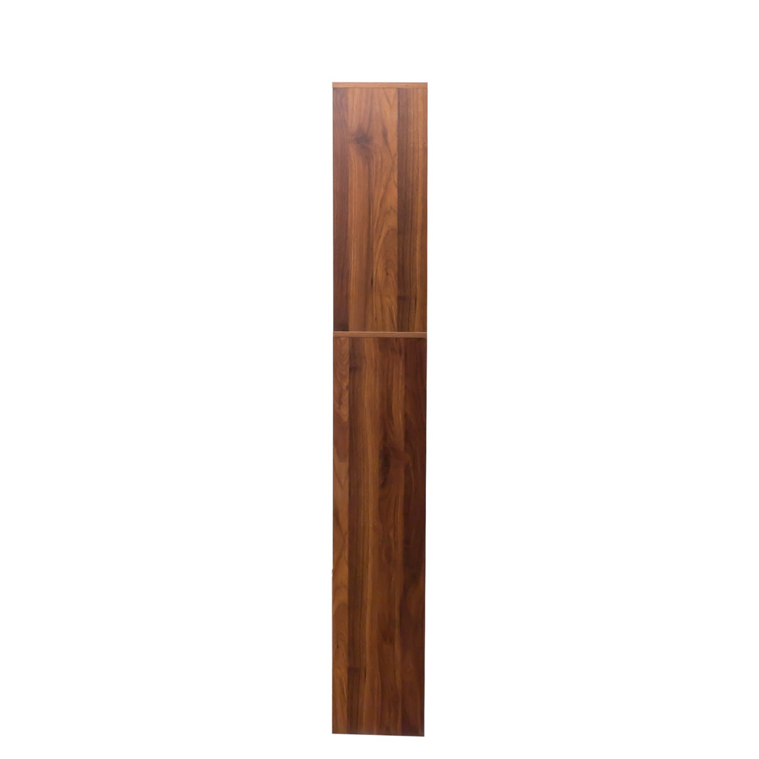 Buy farmhouse furniture Tall Wooden Brown Modern Cottage Farmhouse Style 4 Shelf Modern Farmhouse Bookshelf - Modern Cottage Farmhouse Furniture