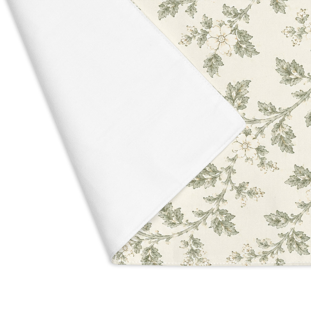 Buy farmhouse furniture Botanical Ivy Placemat — Green Vintage Leaf Table Mat - Modern Cottage Farmhouse Furniture