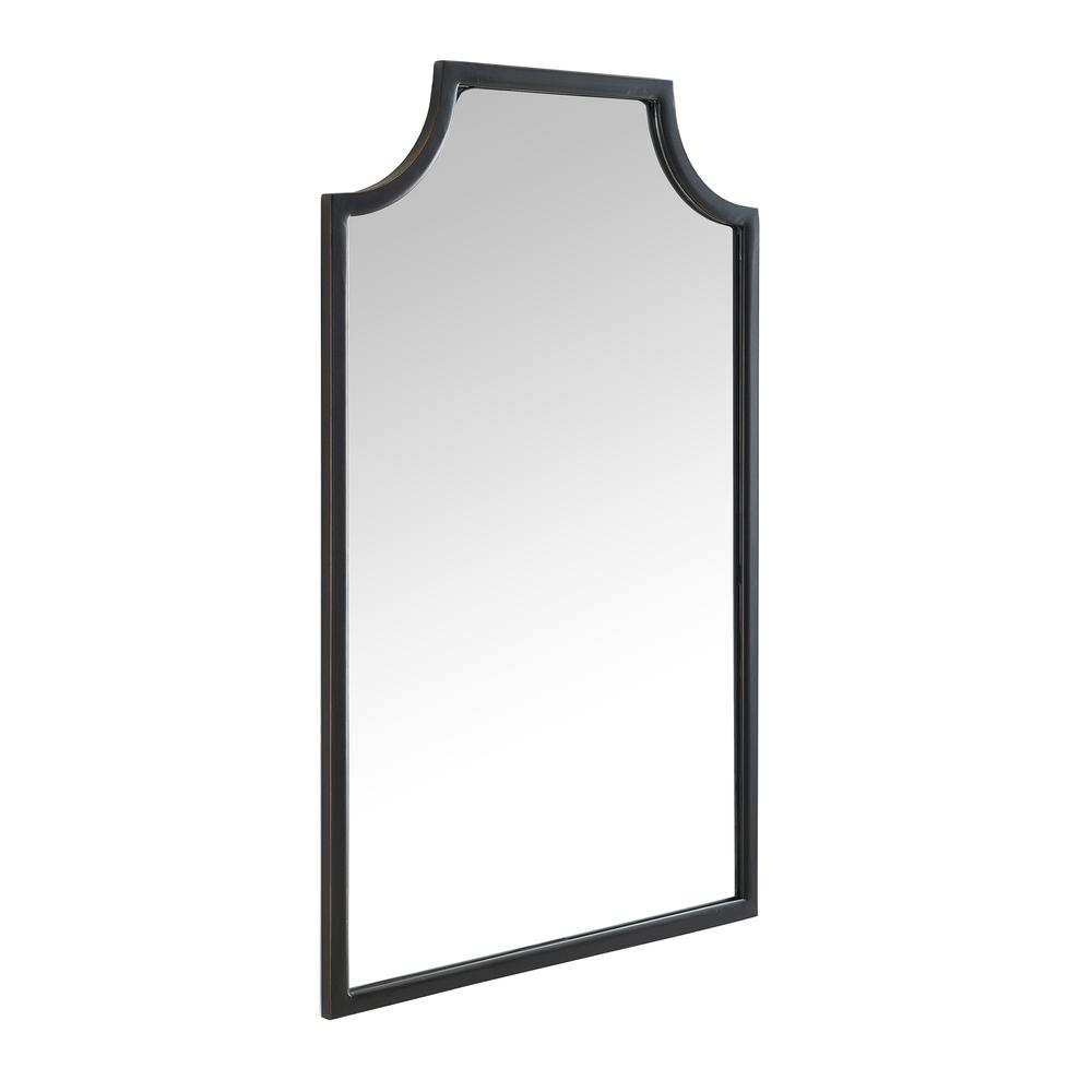 Buy farmhouse furniture Aimee Bathroom Mirror | Oil-Rubbed Bronze Pagoda Frame | Farmhouse Wall Mirror - Modern Cottage Farmhouse Furniture