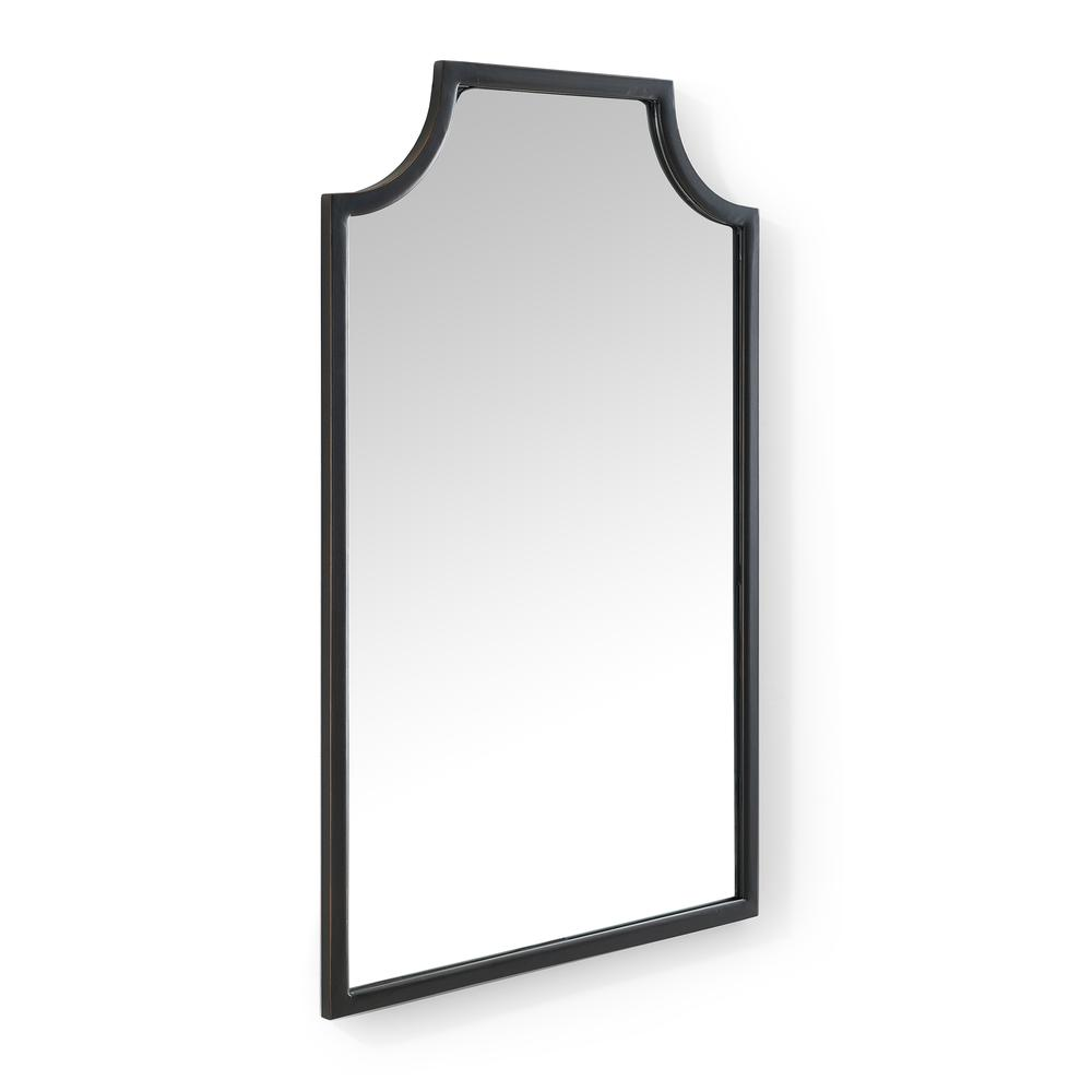 Buy farmhouse furniture Aimee Bathroom Mirror | Oil-Rubbed Bronze Pagoda Frame | Farmhouse Wall Mirror - Modern Cottage Farmhouse Furniture