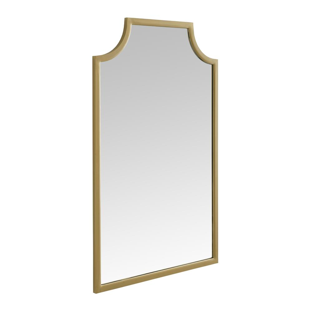 Buy farmhouse furniture Sérénité | Arched Soft Gold Modern Luxury Bath Mirror - Modern Cottage Farmhouse Furniture