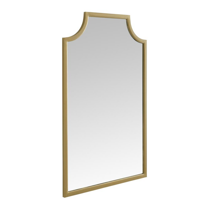 Buy farmhouse furniture Sérénité | Arched Soft Gold Modern Luxury Bath Mirror - Modern Cottage Farmhouse Furniture