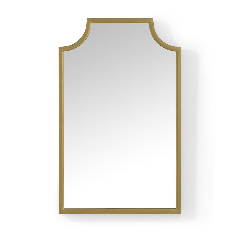 Buy farmhouse furniture Sérénité | Arched Soft Gold Modern Luxury Bath Mirror - Modern Cottage Farmhouse Furniture