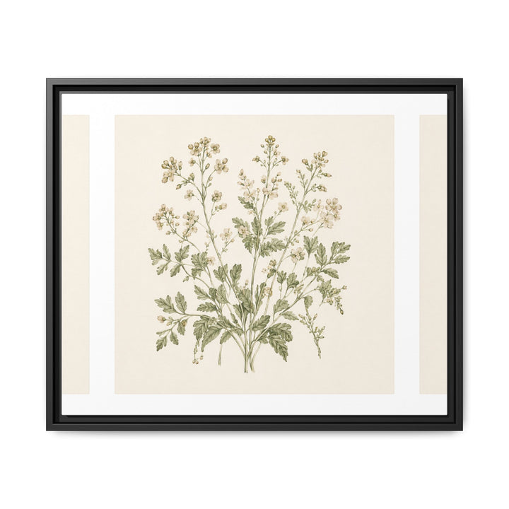 Sage &amp; Cream Framed Canvas Wall Art