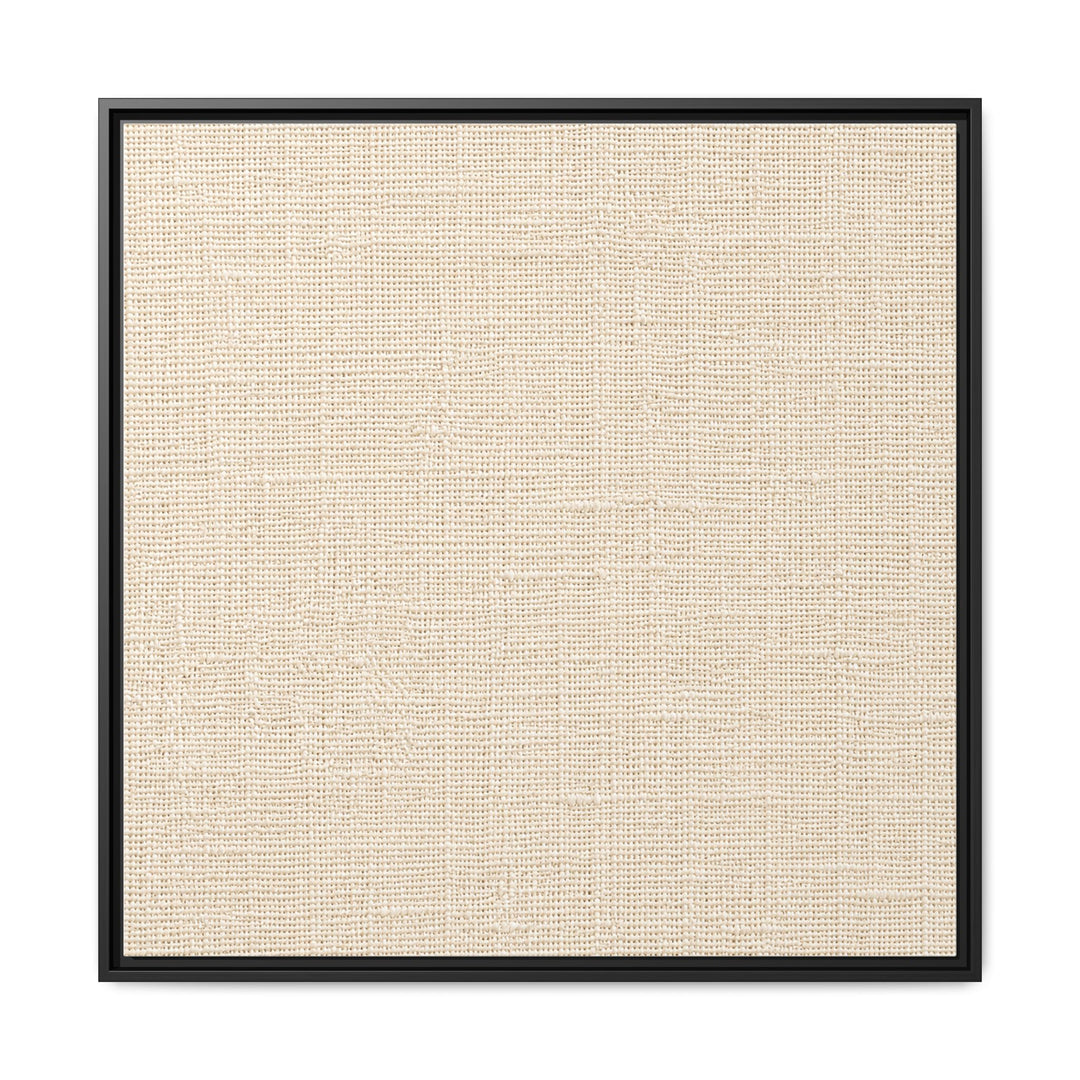 Woven Art Sage &amp; Cream Framed Canvas Wall Art