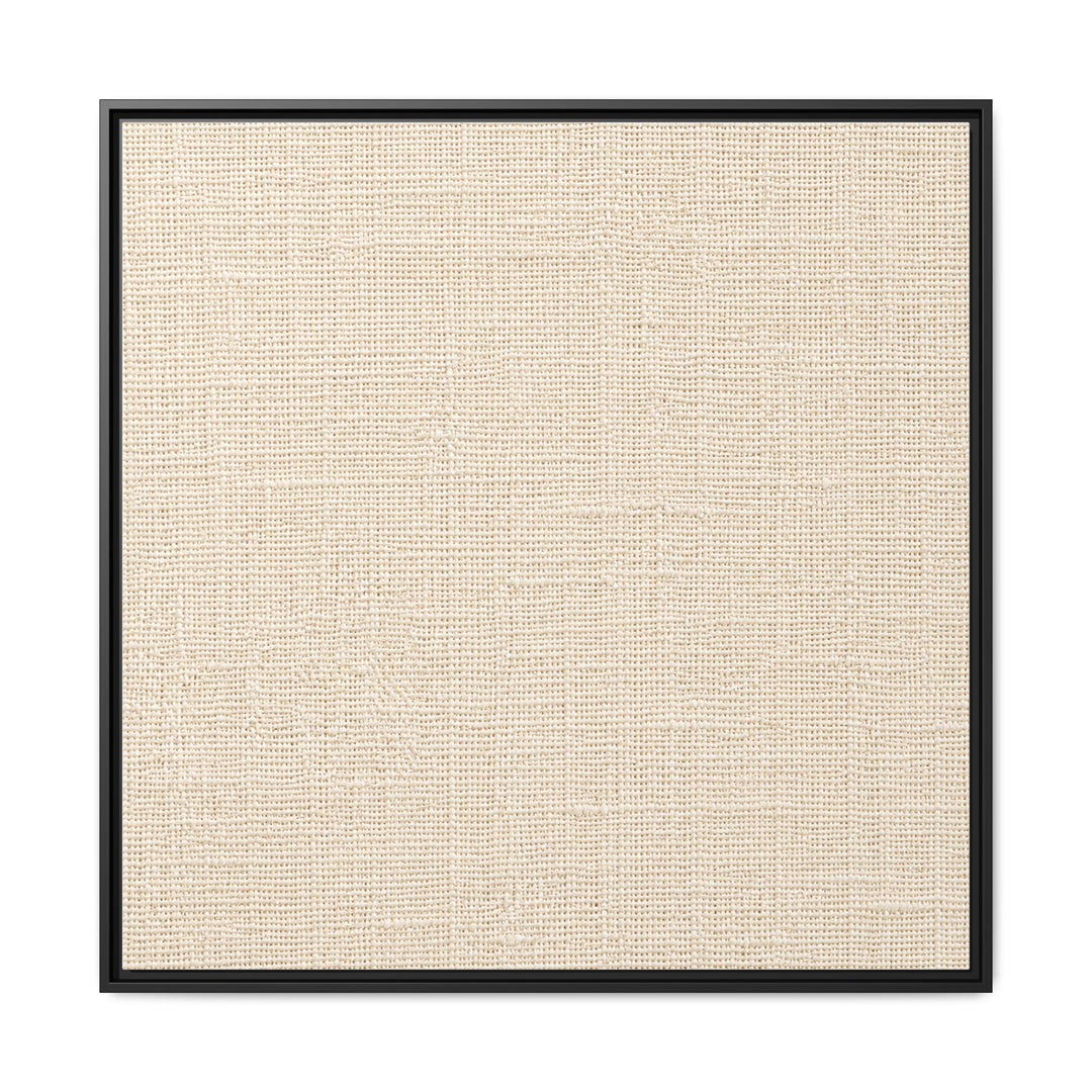 Woven Art Sage &amp; Cream Framed Canvas Wall Art