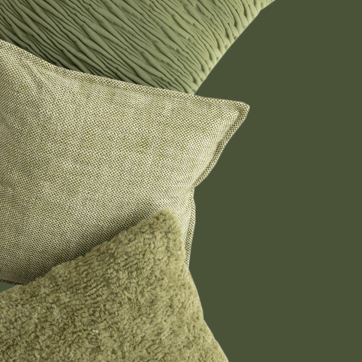 Buy farmhouse furniture Chloeros | Green Textured Mediterranean Sofa Throw Pillows - Modern Cottage Farmhouse Furniture